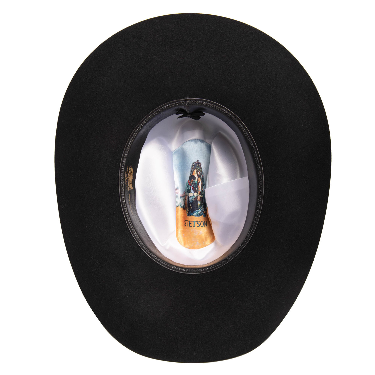Chapeau Cowboy En Feutre De Fourrure Castor "El Cardenal 100X" - Stetson, Coloris Silverbelly