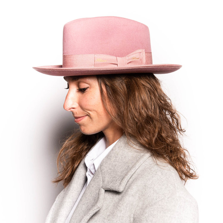 Alexis Fur Felt Teardrop Fedora Hat HENRI HENRI