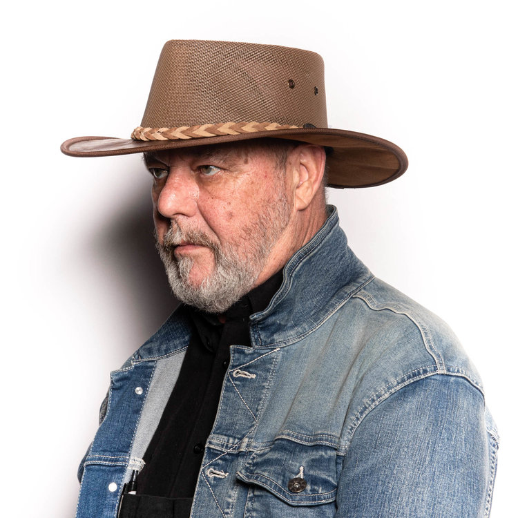Kangaroo Cooler Vented Leather Hat BARMAH