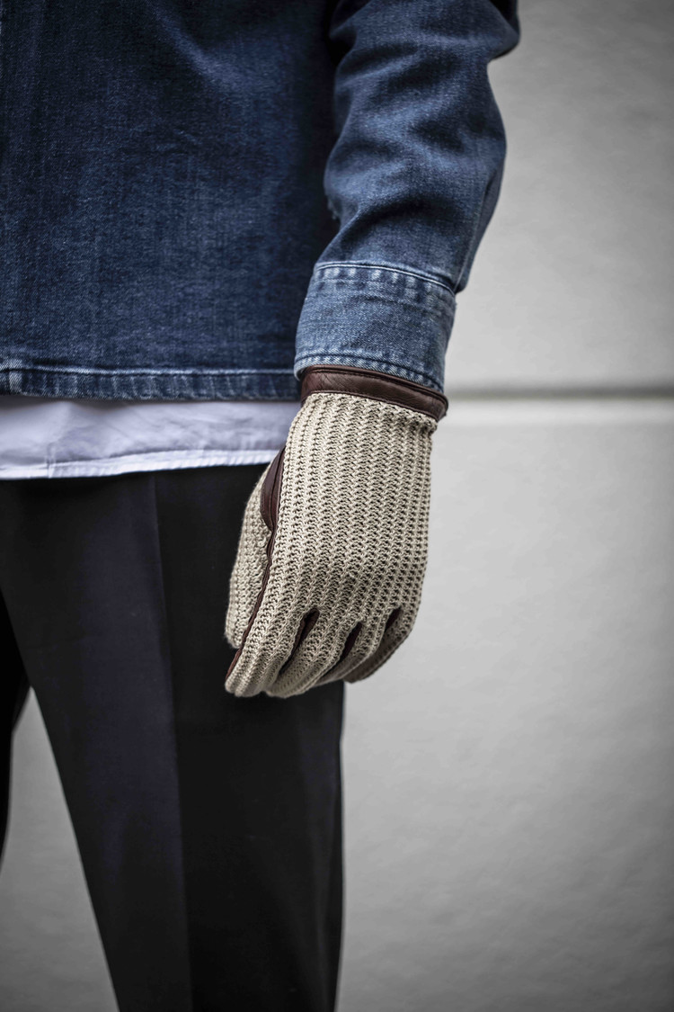Adam HESTRA Men's Leather Gloves