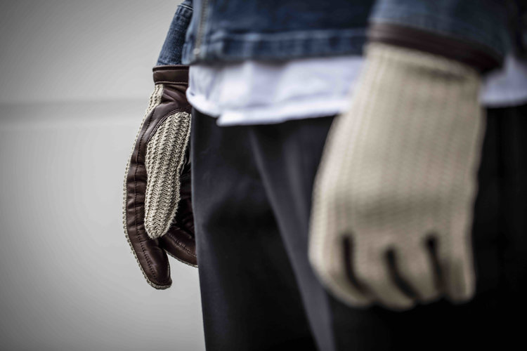 Adam HESTRA Men's Leather Gloves