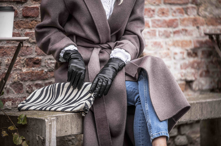 Gants de cuir Elisabeth HESTRA pour femme