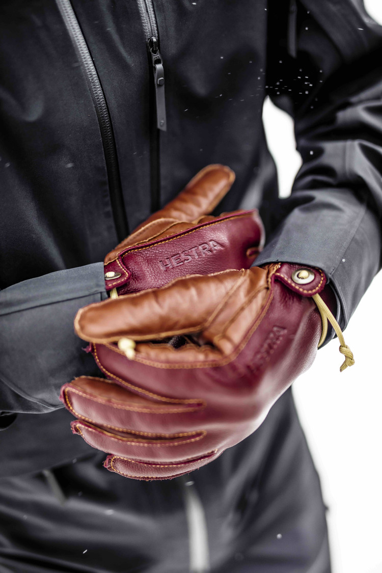 Gants de cuir Wakayama HESTRA pour alpinisme