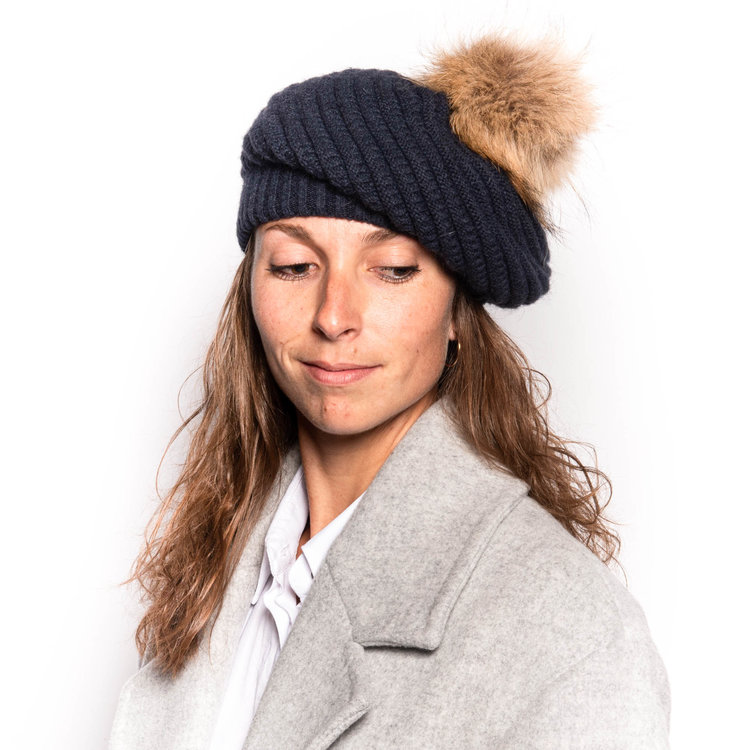 Béret d’hiver fourrure LU-C