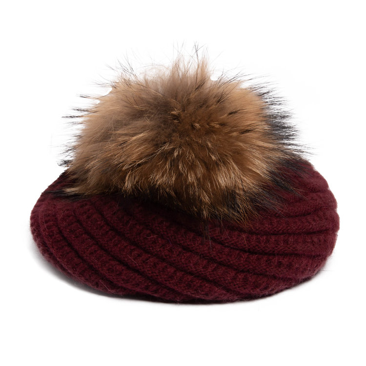 Béret d’hiver fourrure LU-C