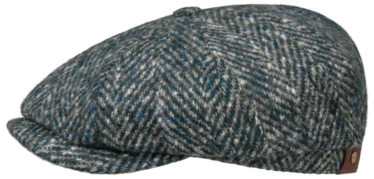 Stetson Europe Hatteras Herringbone Wool Newsboy Cap STETSON EUROPE