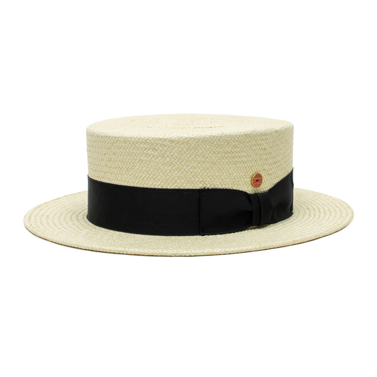 Mayser Gondolo Panama Straw Boater Hat