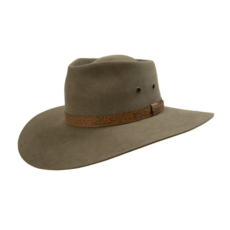 chapeau The Territory en feutre fourrure par Akubra