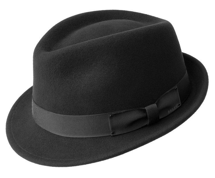 chapeau de feutre Wynn noir de Bailey