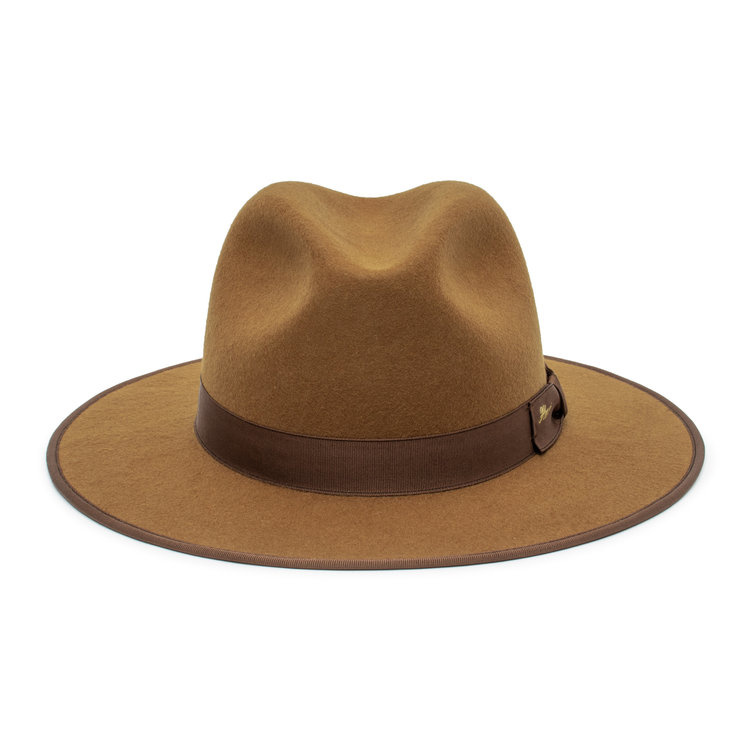 chapeau Jay Flat Brim caramel de Henri Henri