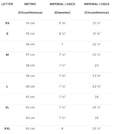 size conversion chart