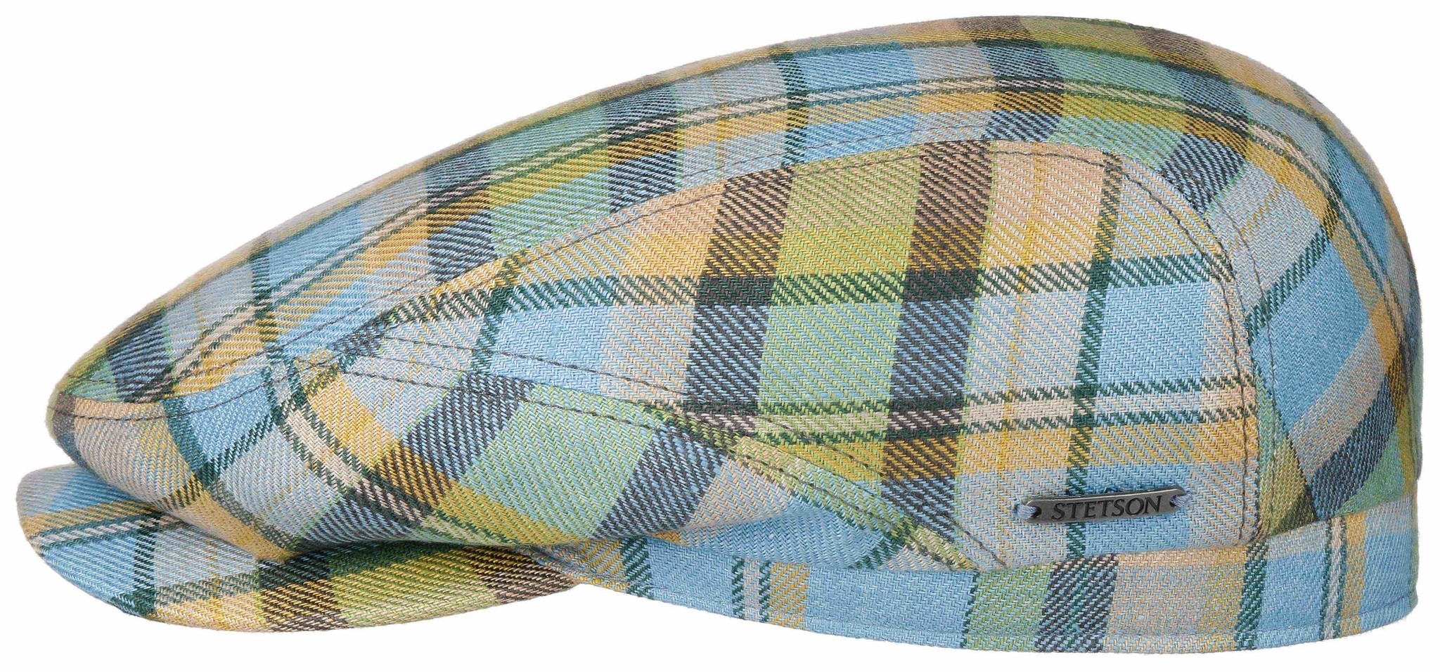 Driver Flat Cap Linen Check STETSON EUROPE | Henri Henri