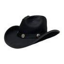 Cyclone | Mens Leather Cowboy Hat | Leather Hat Band