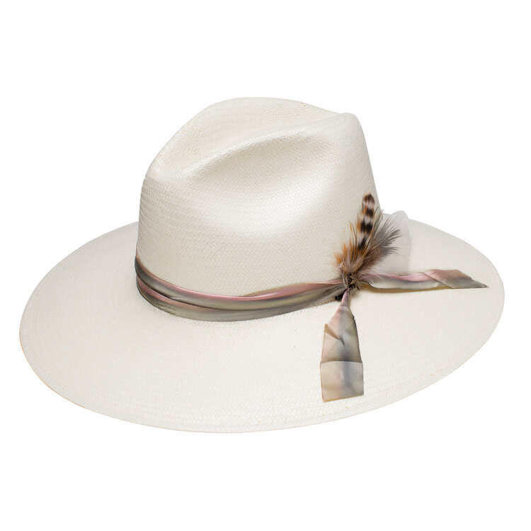 Chapeau en paille pour femmes Caelus Shantung STETSON