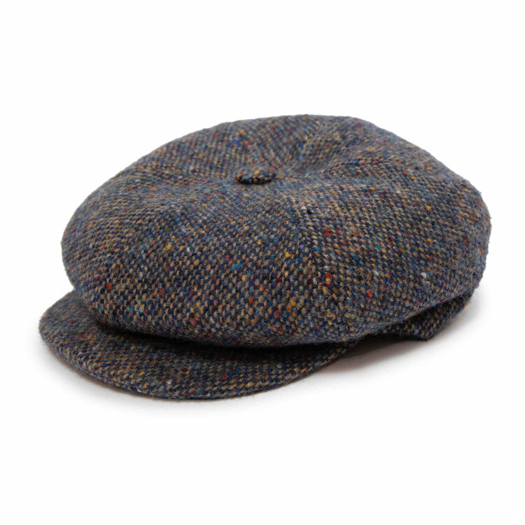 Peaky  Newsboy Cap HENRI HENRI Donegal Tweed