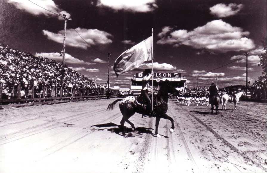 Photo historique du Festival Western de Saint-Tite