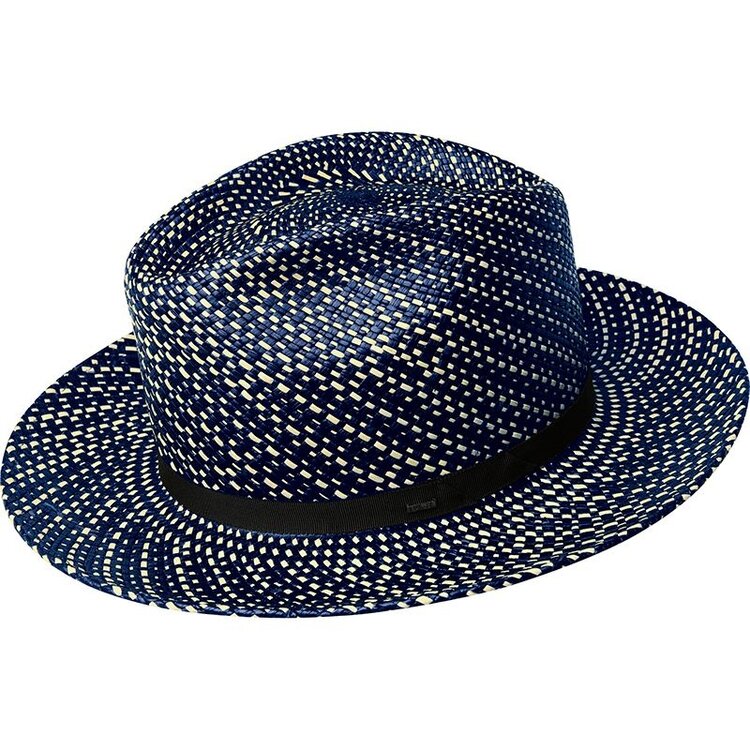 Phineas Patterned Genuine Panama Straw Fedora  BAILEY