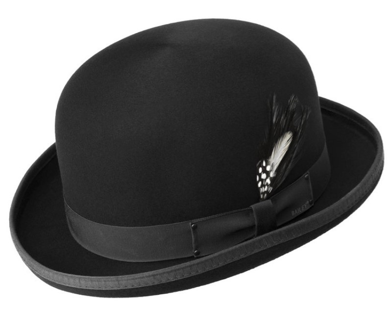Bailey_Derby_Noir melon chalie chaplin chapeau