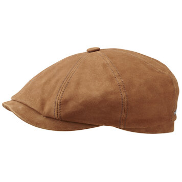 Stetson Europe Hatteras Goat Suede Flat Cap