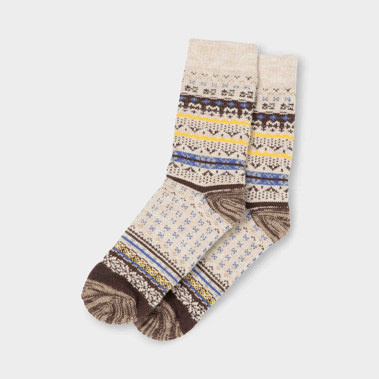 Fair Isle Socks Wool/Polyester