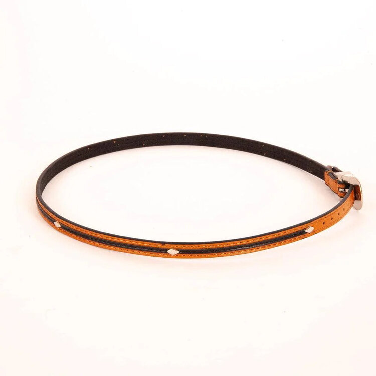 Debonair Cowboy Leather Hat Band