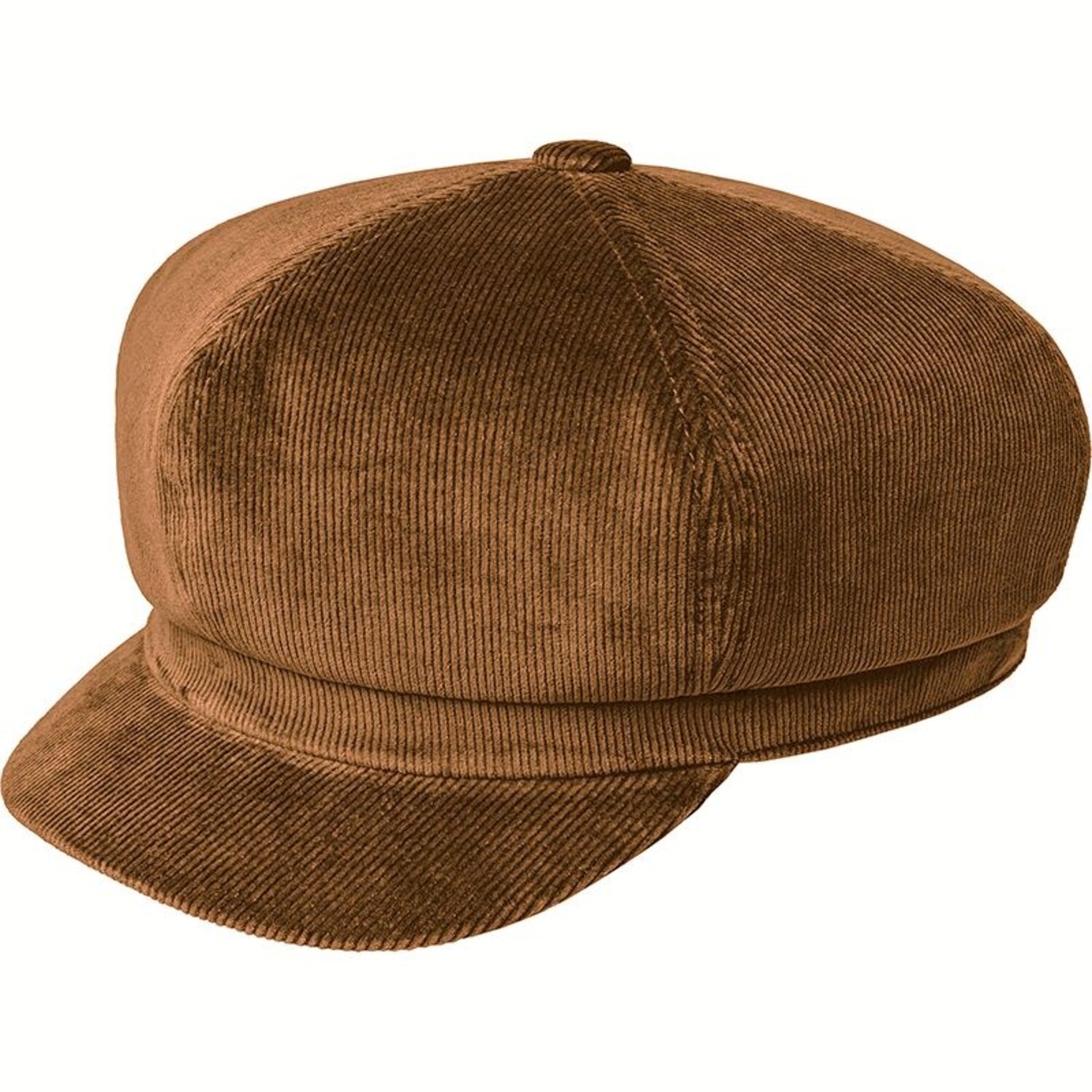 NON STOCK Corduroy 5 Panel Flat Peak Cap Winter Men's Casual Baseball Hat