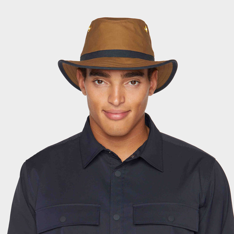 TWC7 waxxed cotton Outback Hat