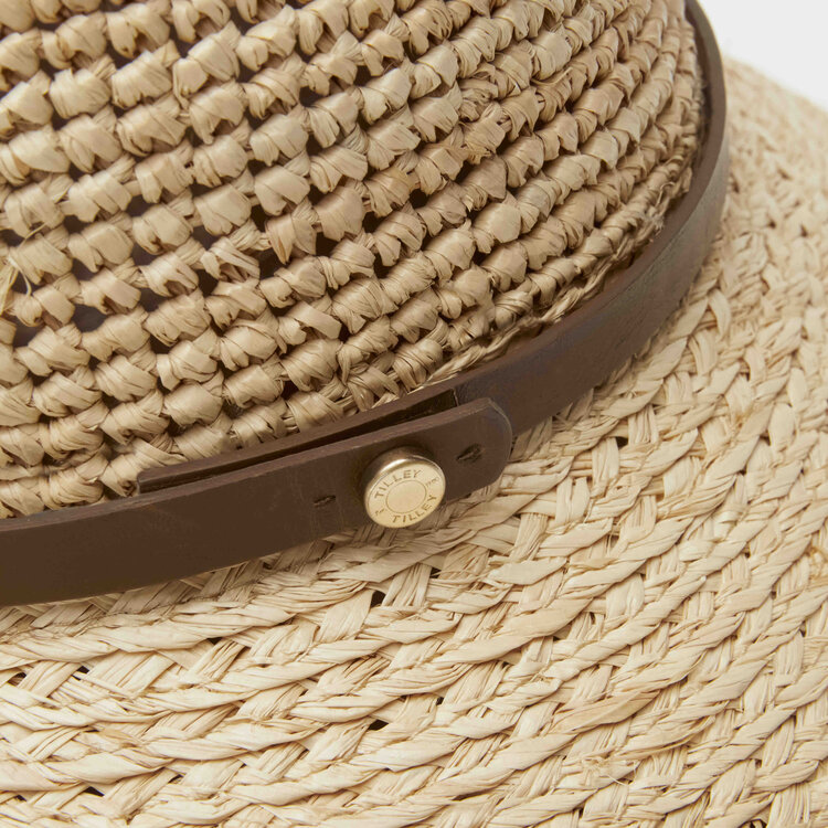 Chapeau de soleil Raffia paille roulable TILLEY