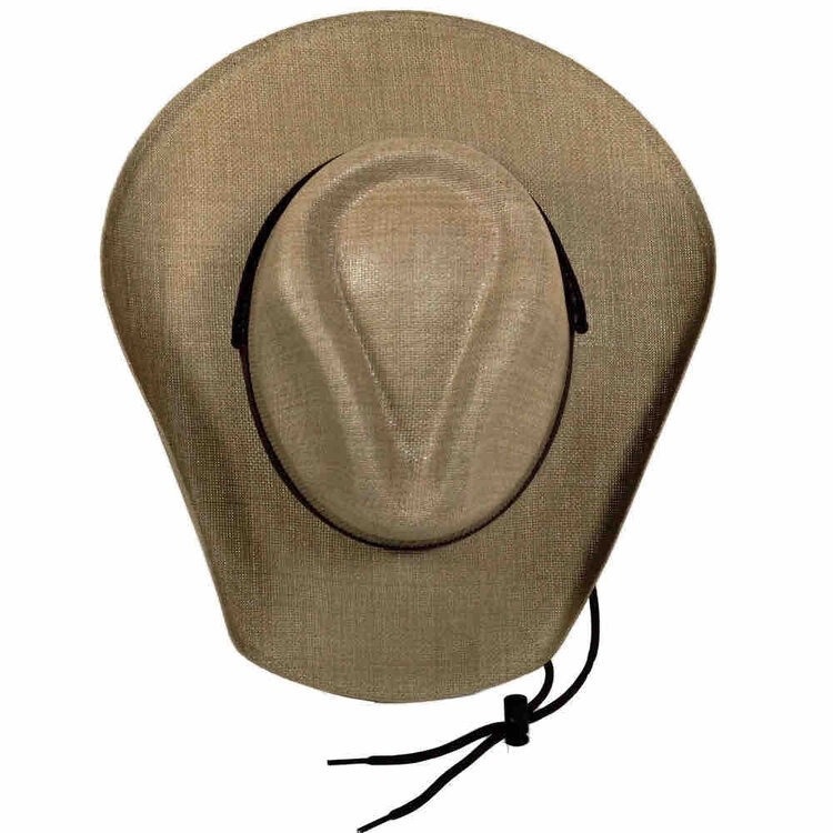 Chapeau cowboy paille Florence Western Curled