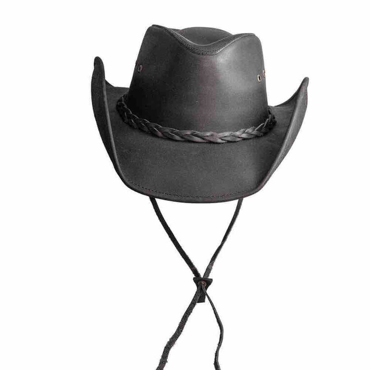 Chapeau cowboy cuir Hollywood