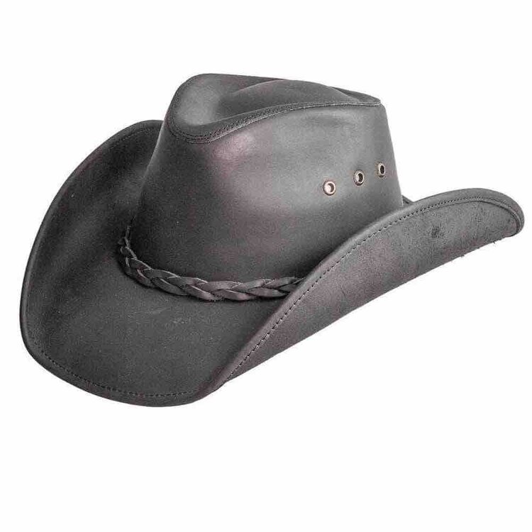 Chapeau cowboy cuir Hollywood
