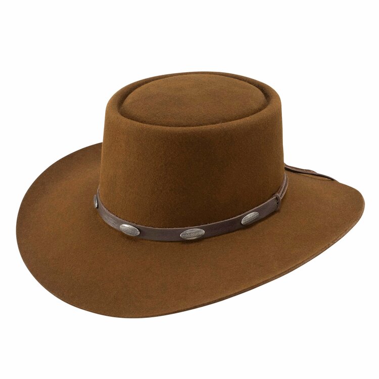 Chapeau Cowboy Feutre Laine Cognac Wild Bunch  STETSON