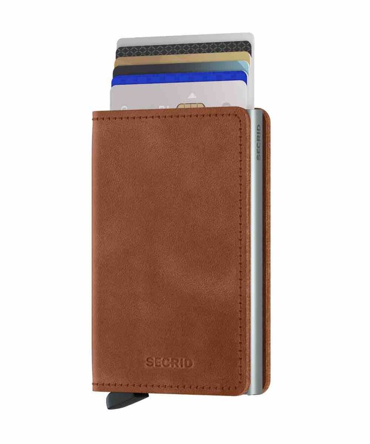 Secrid Portefeuille en cuir Slimwallet Vintage