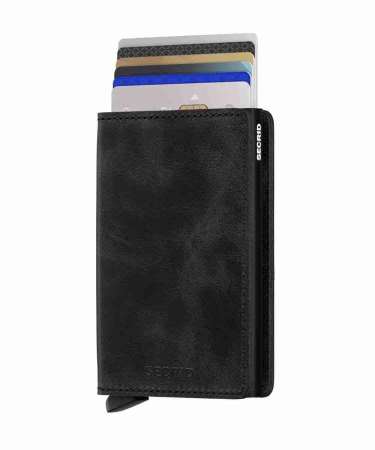 Secrid Portefeuille en cuir Slimwallet Vintage