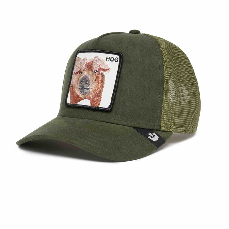 The Suede Pig Trucker Cap