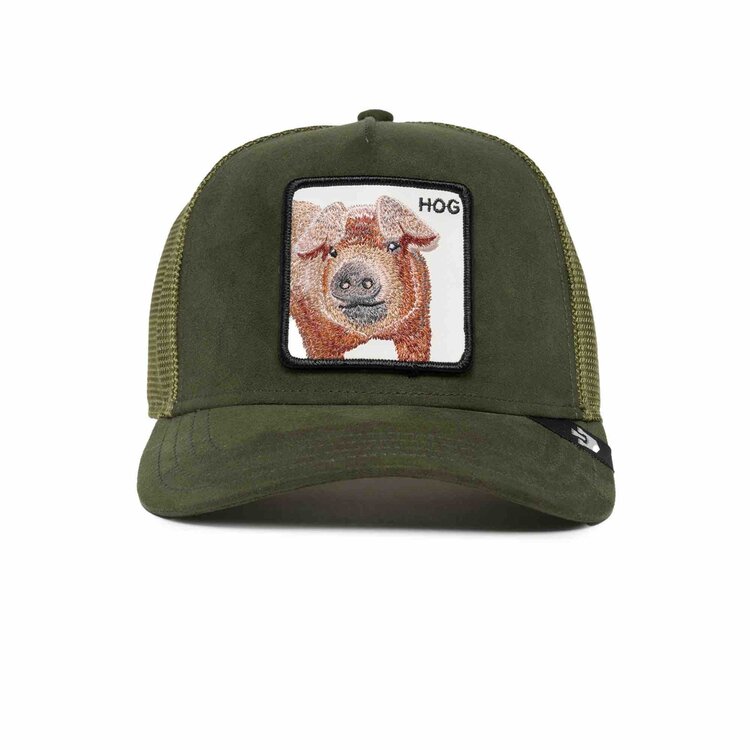 The Suede Pig Trucker Cap