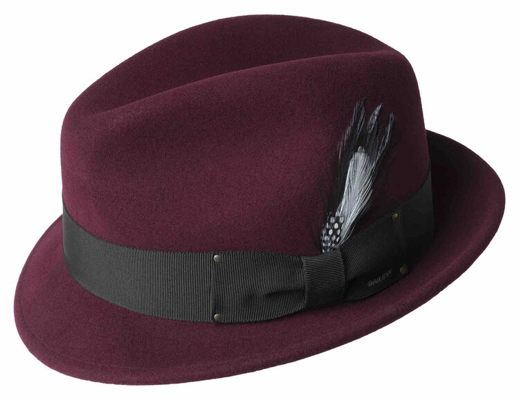 Tino Wool Felt Fedora Hat BAILEY