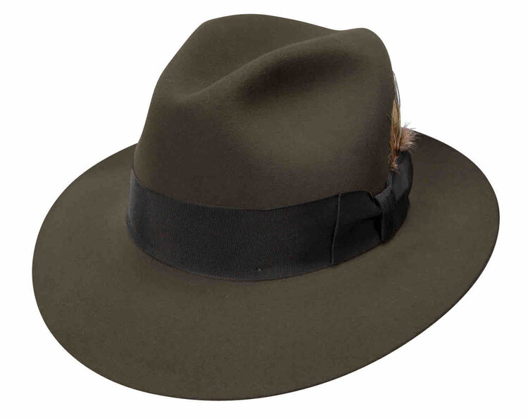 Chapeau Feutre Fourrure Bord Large Temple STETSON