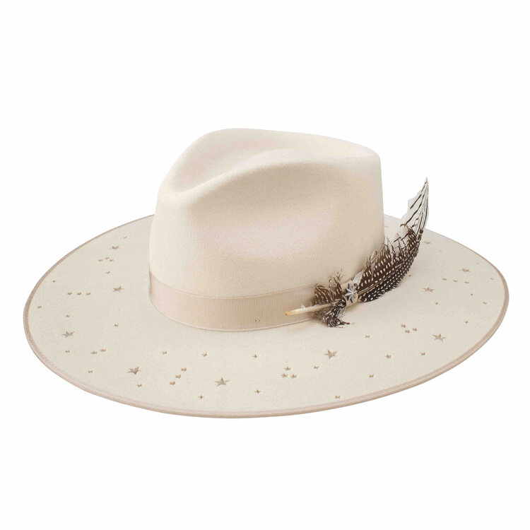 Chapeau Bord Plat Night Sky S STETSON