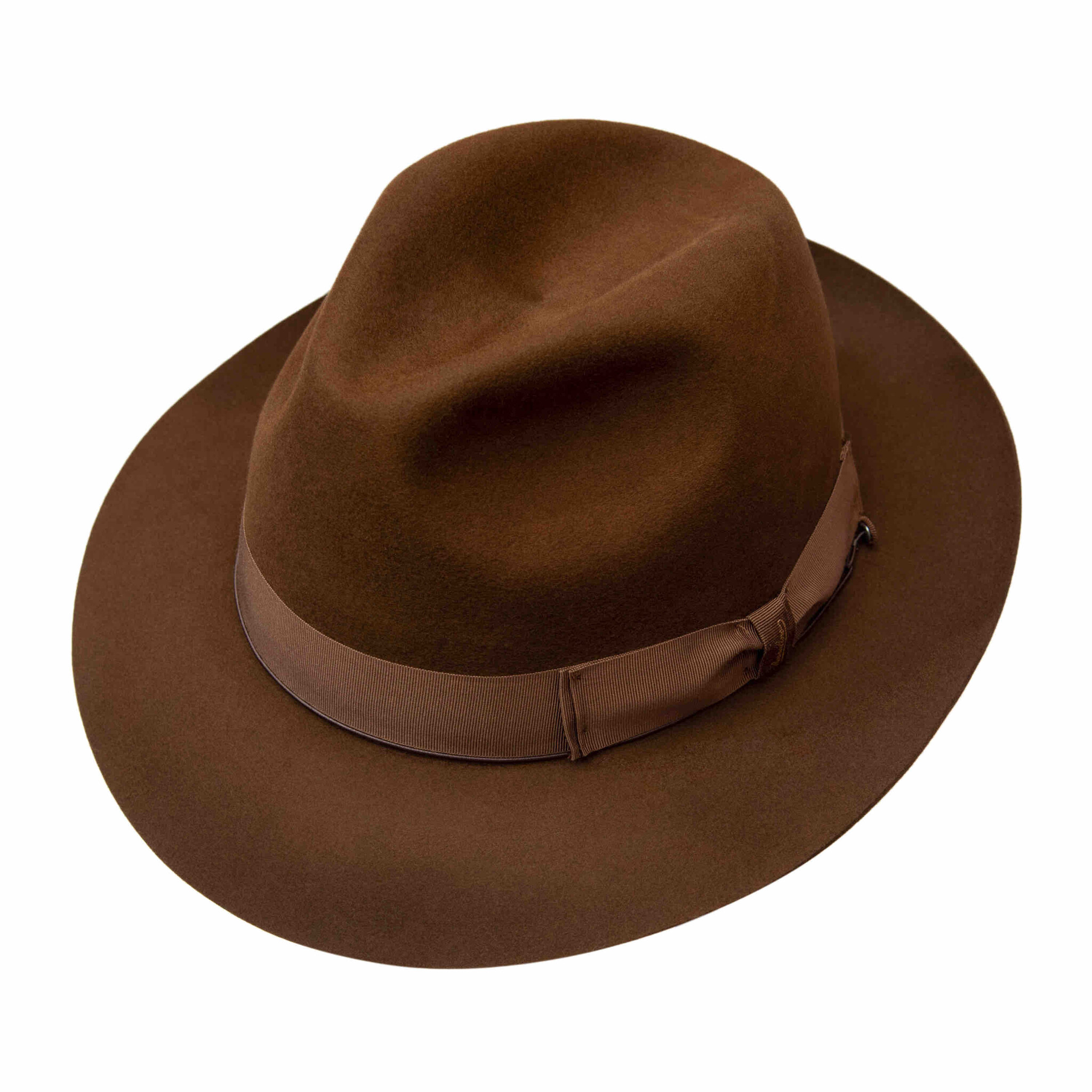 Beaver Fur Felt Waterproof Fedora Hat BORSALINO | Henri Beaver Fur Felt Waterproof Fedora Hat BORSALINO | Henri