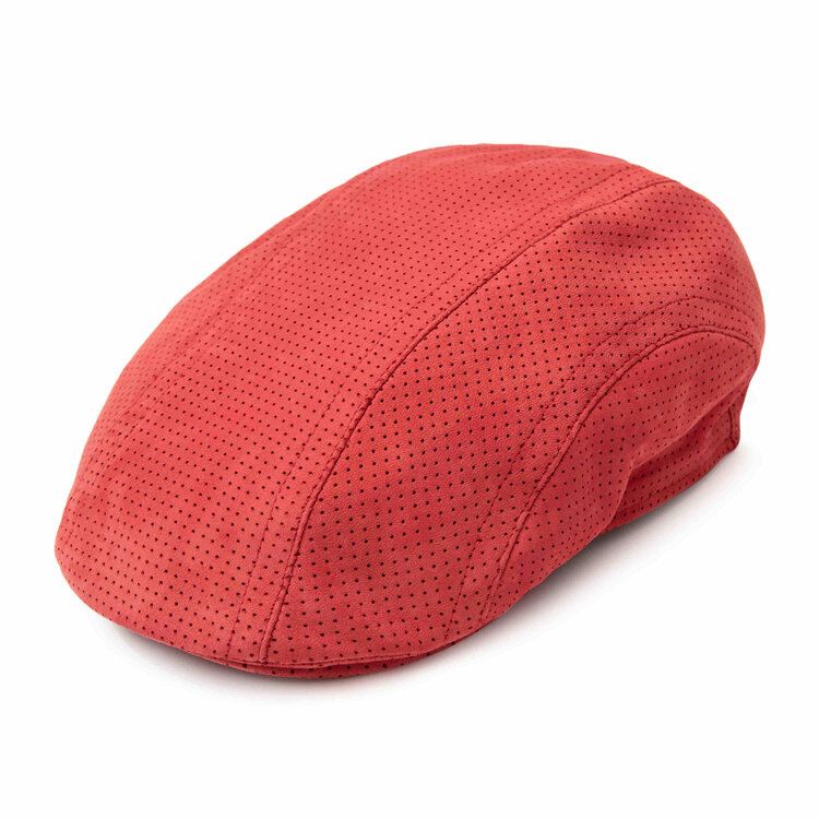 Baxter Leather Vented Flat Cap GÖTTMANN