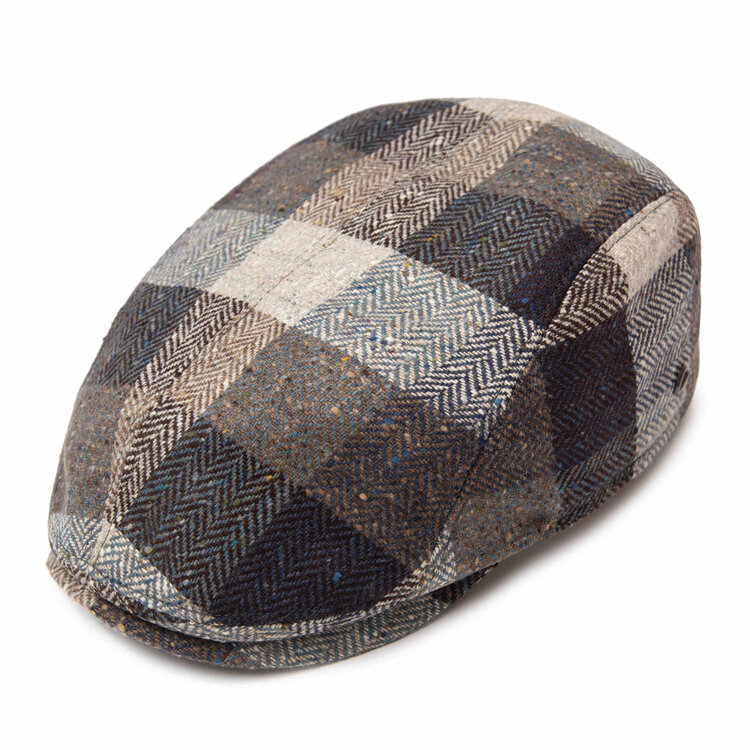 Jackson K Patchwork Wool Flat Cap GÖTTMANN