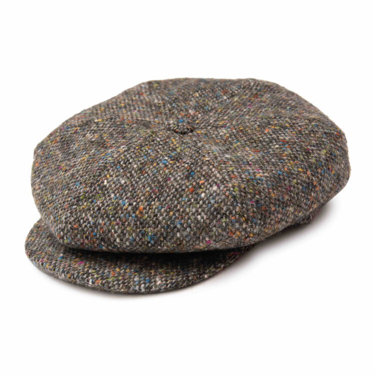Peaky  Newsboy Cap HENRI HENRI Donegal Tweed