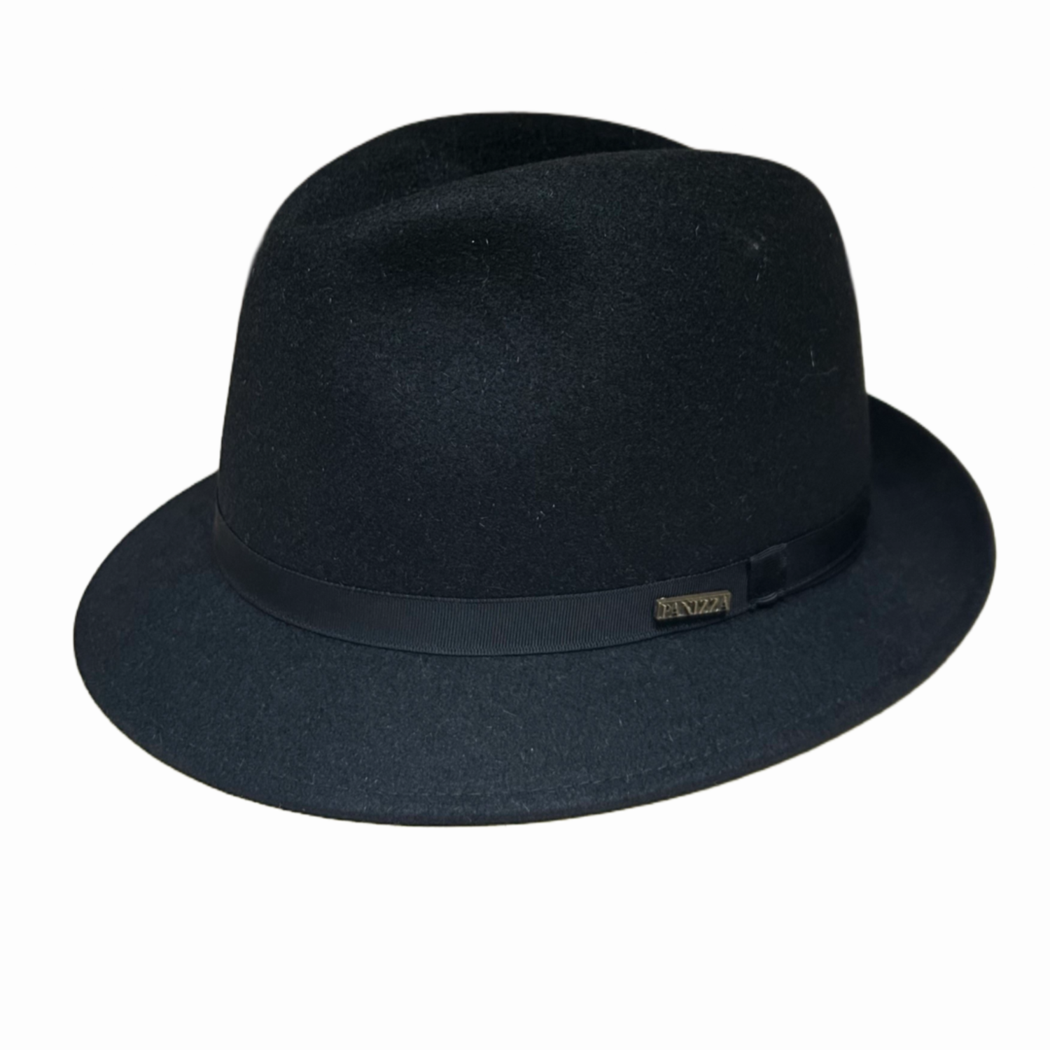 PANIZZA ブラック フェルトハット 59cm Safari Panizza Rabbit Fur Felt Hat |Fast shipping| Henri Henri