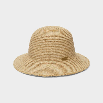 Chapeau Raffia Frayed Edge
