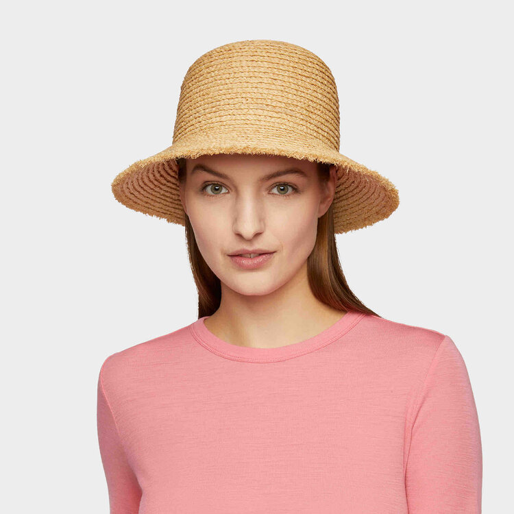 Raffia Frayed Edge Hat TILLEY