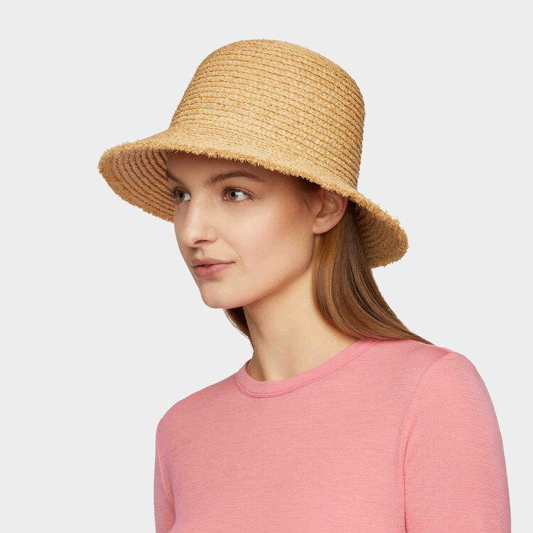 Raffia Frayed Edge Hat TILLEY