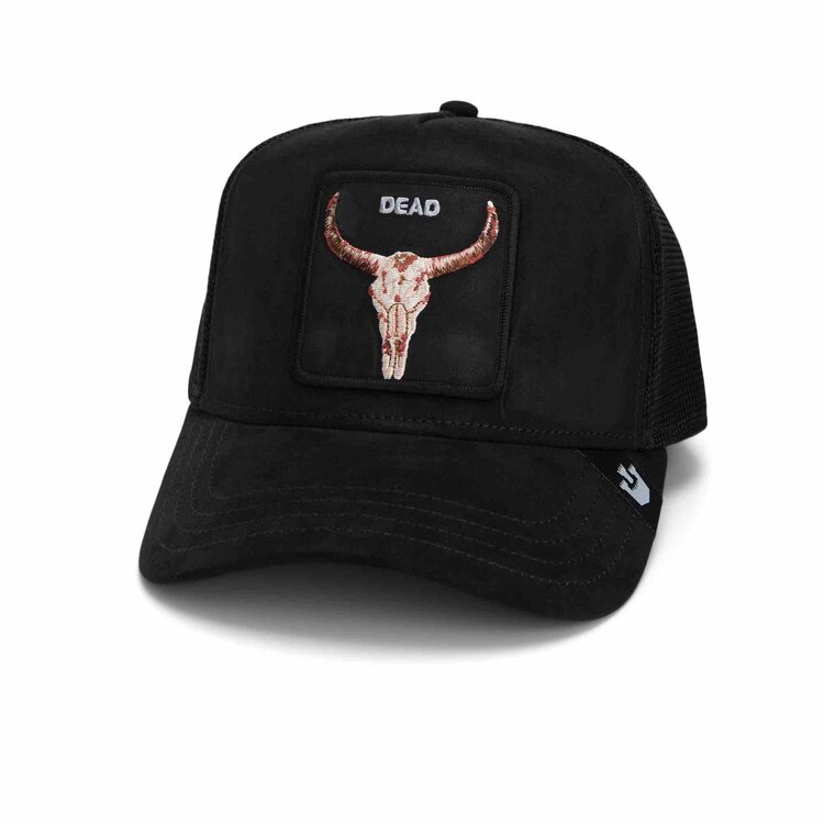 Casquette Trucker The Suede Skull GOORIN BROS