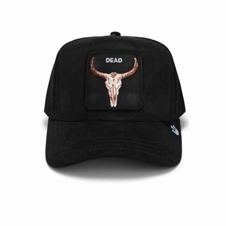 Casquette Trucker The Suede Skull GOORIN BROS