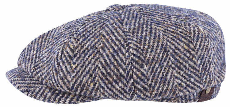 Stetson Europe Hatteras Herringbone Wool Newsboy Cap STETSON EUROPE